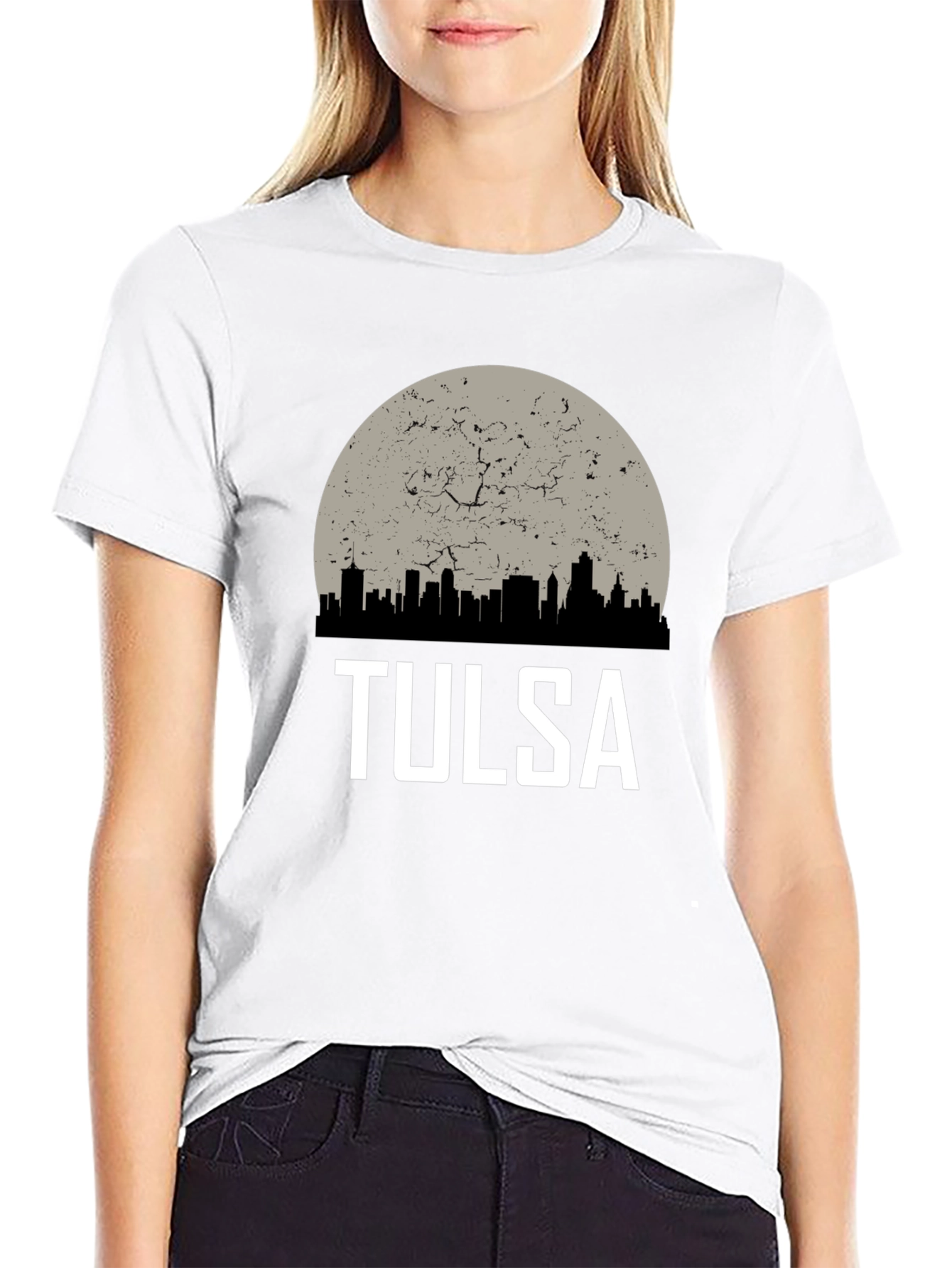 Tulsa City Skyline Graphic Tee