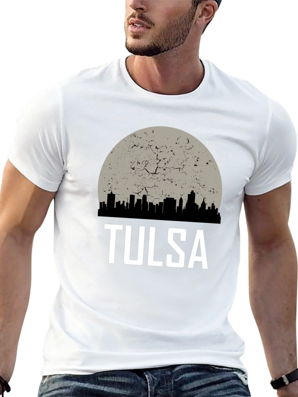 Tulsa City Skyline Graphic Tee
