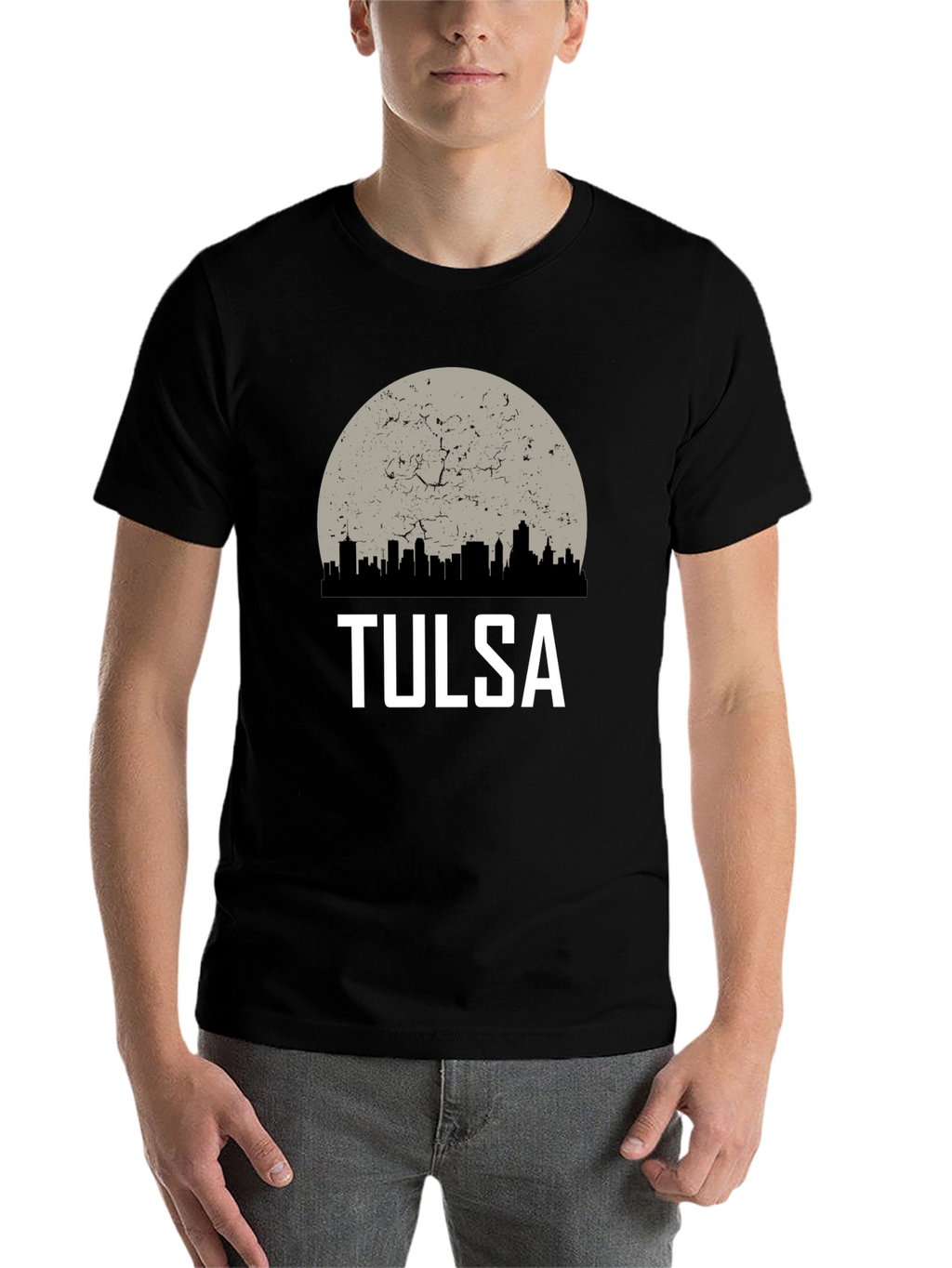Tulsa City Skyline Graphic Tee