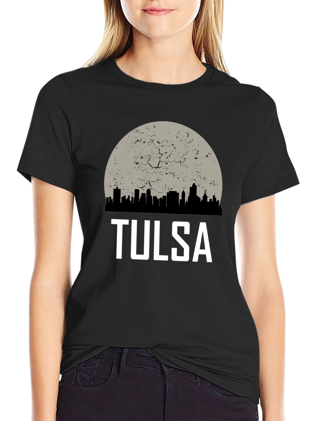 Tulsa City Skyline Graphic Tee