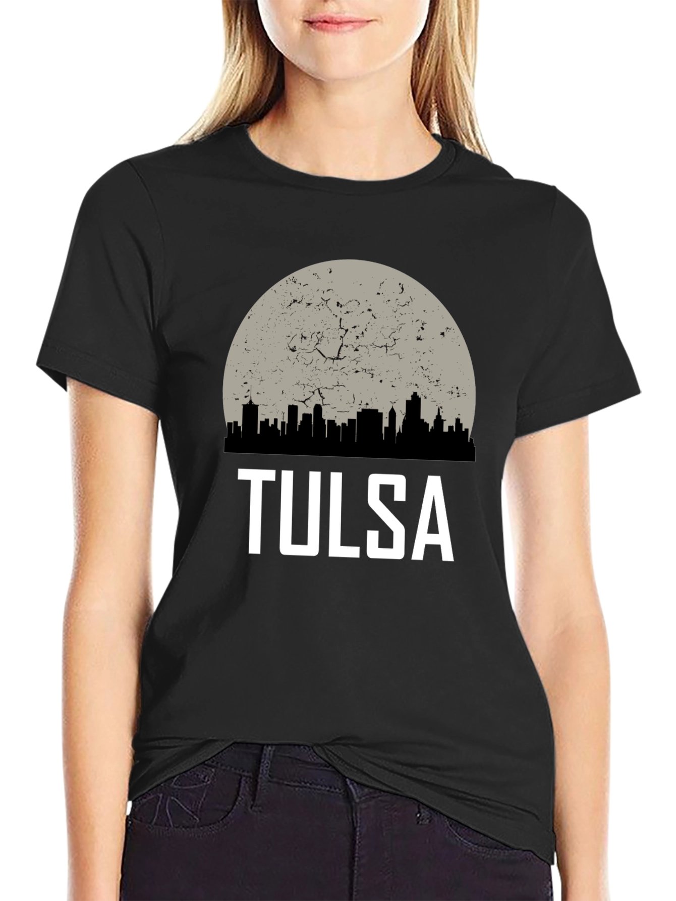 Tulsa City Skyline Graphic Tee