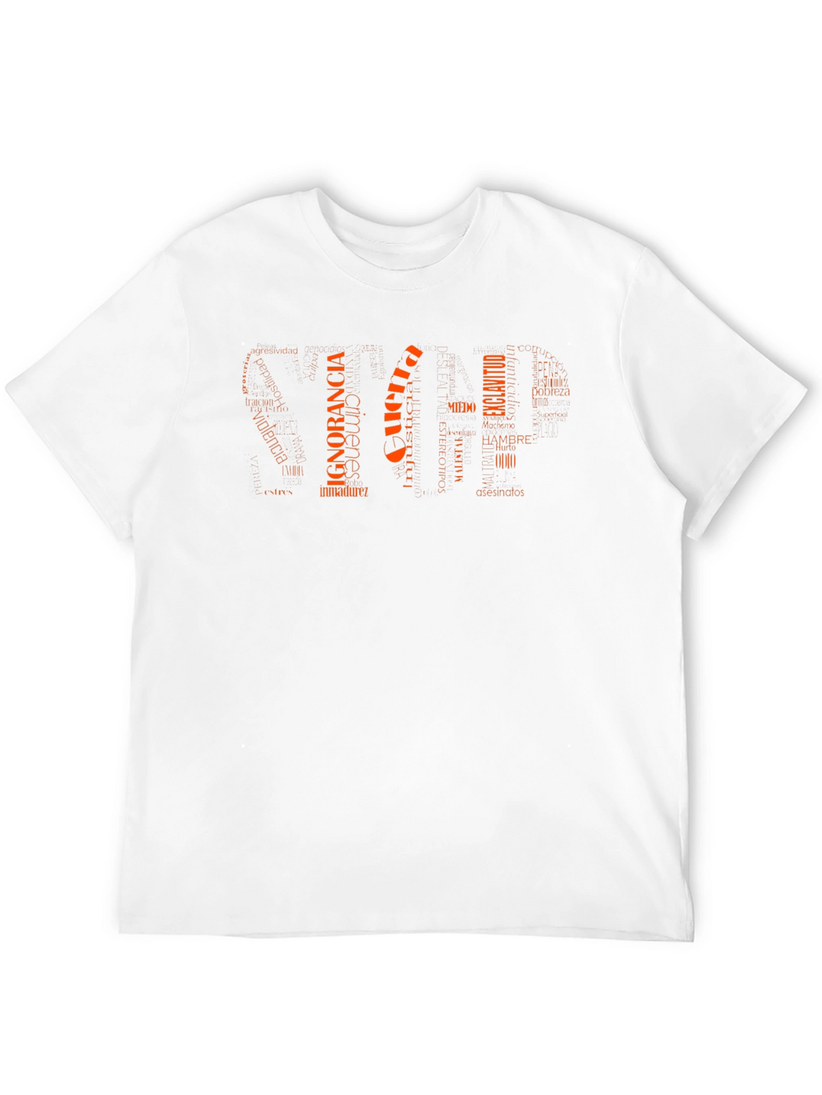 Word Art Graphic T-Shirt - Social Commentary Tee