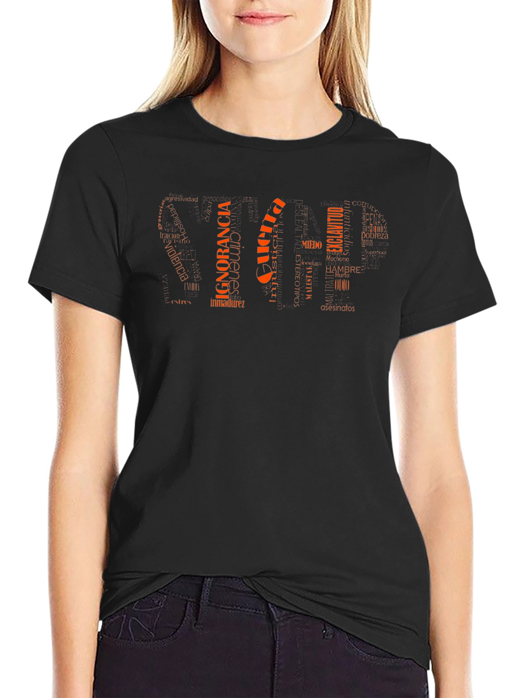 Word Art Graphic T-Shirt - Social Commentary Tee