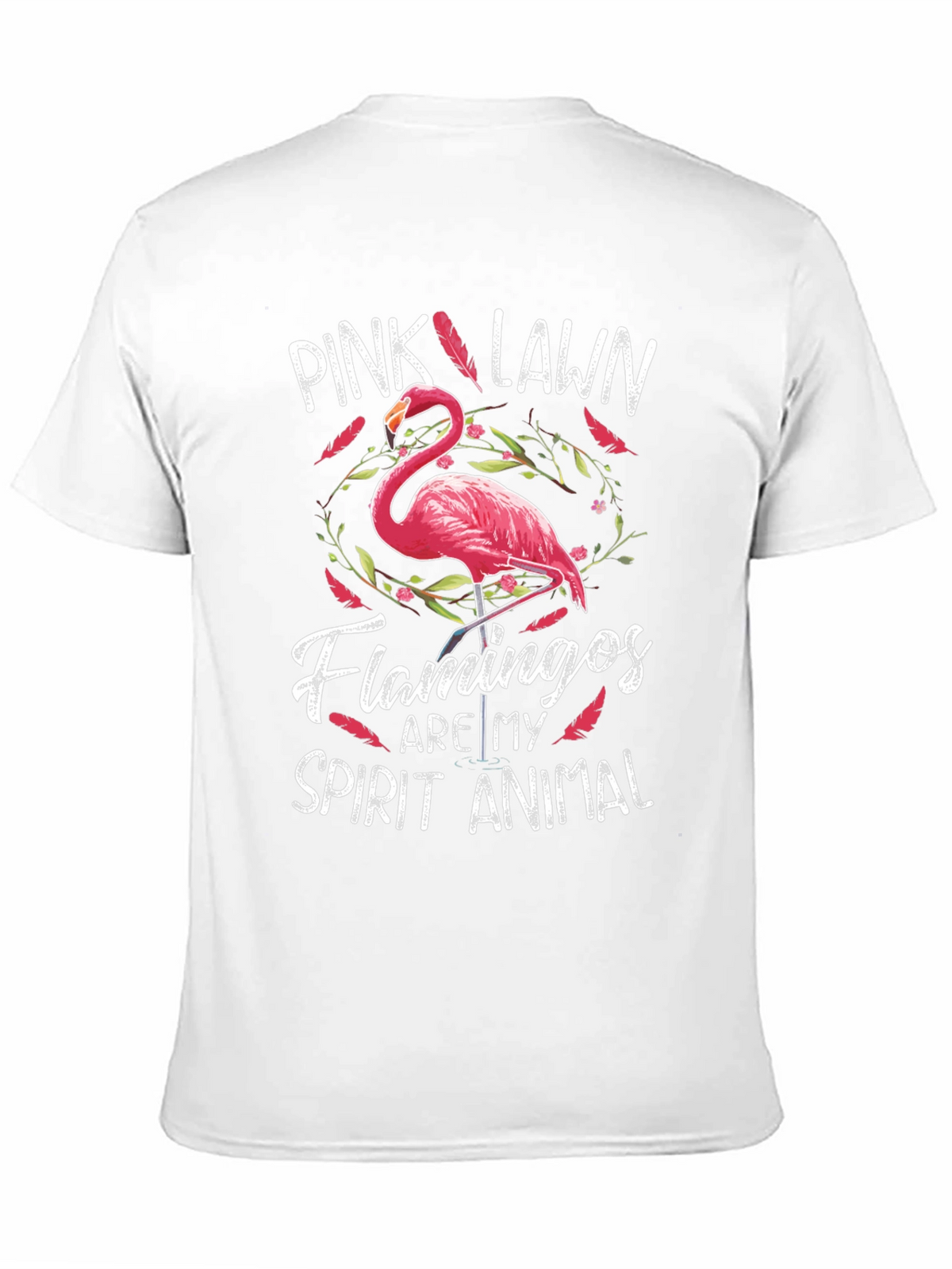 Pink Lawn Flamingos Spirit Animal T-Shirt