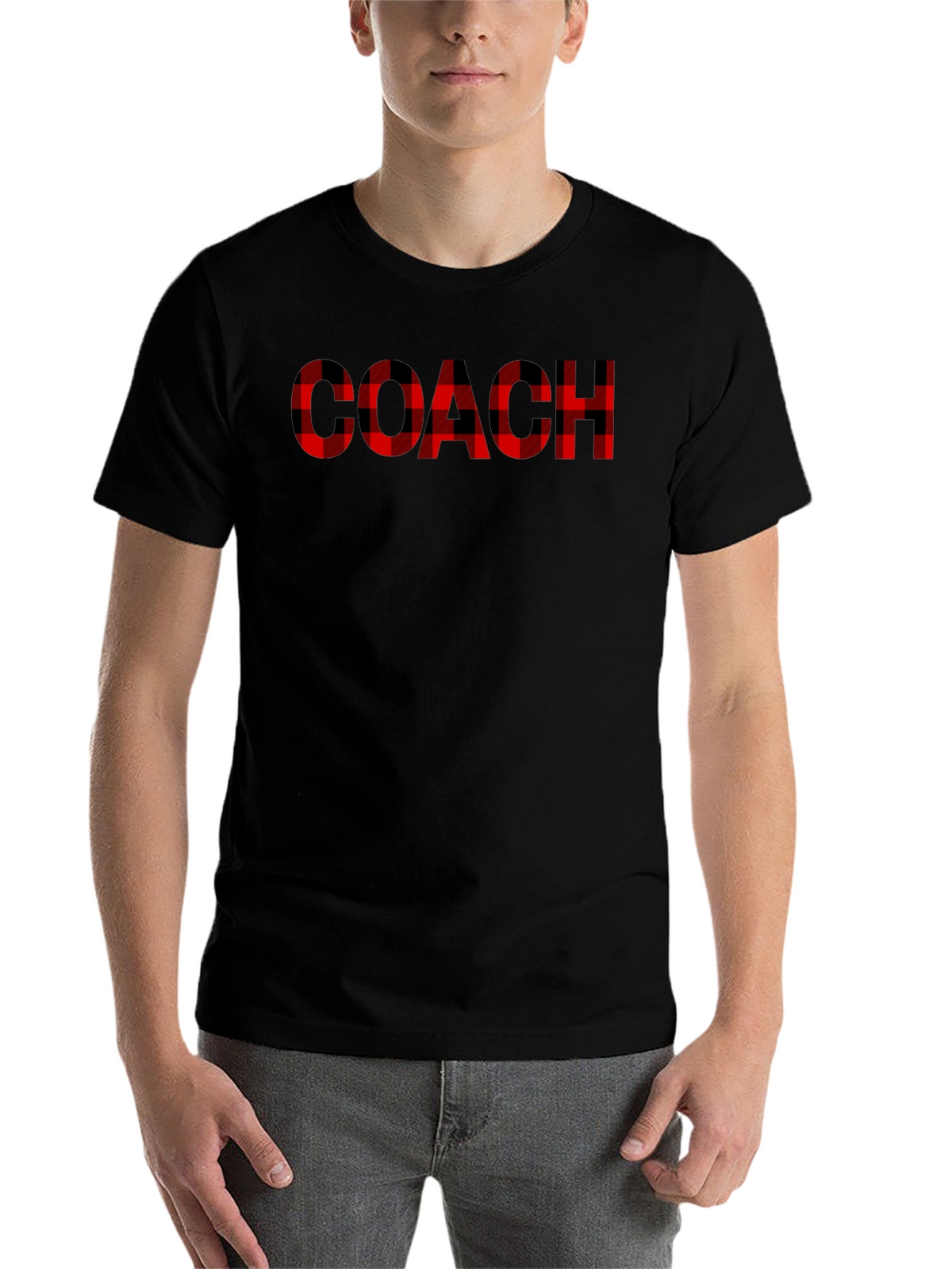 Buffalo Plaid Coach T-Shirt
