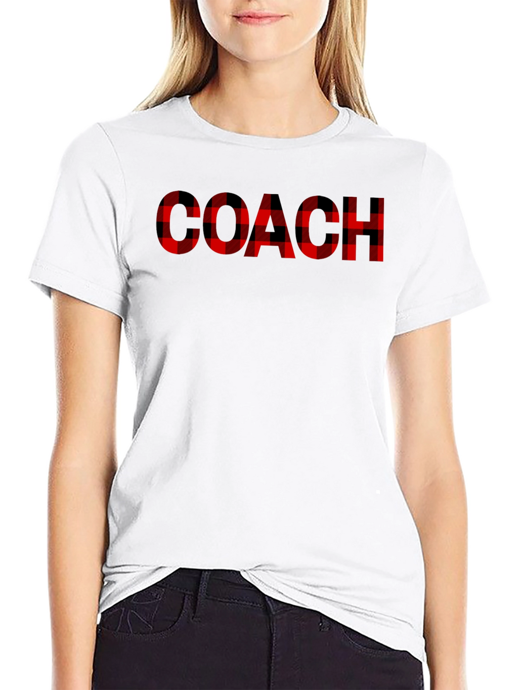 Buffalo Plaid Coach T-Shirt