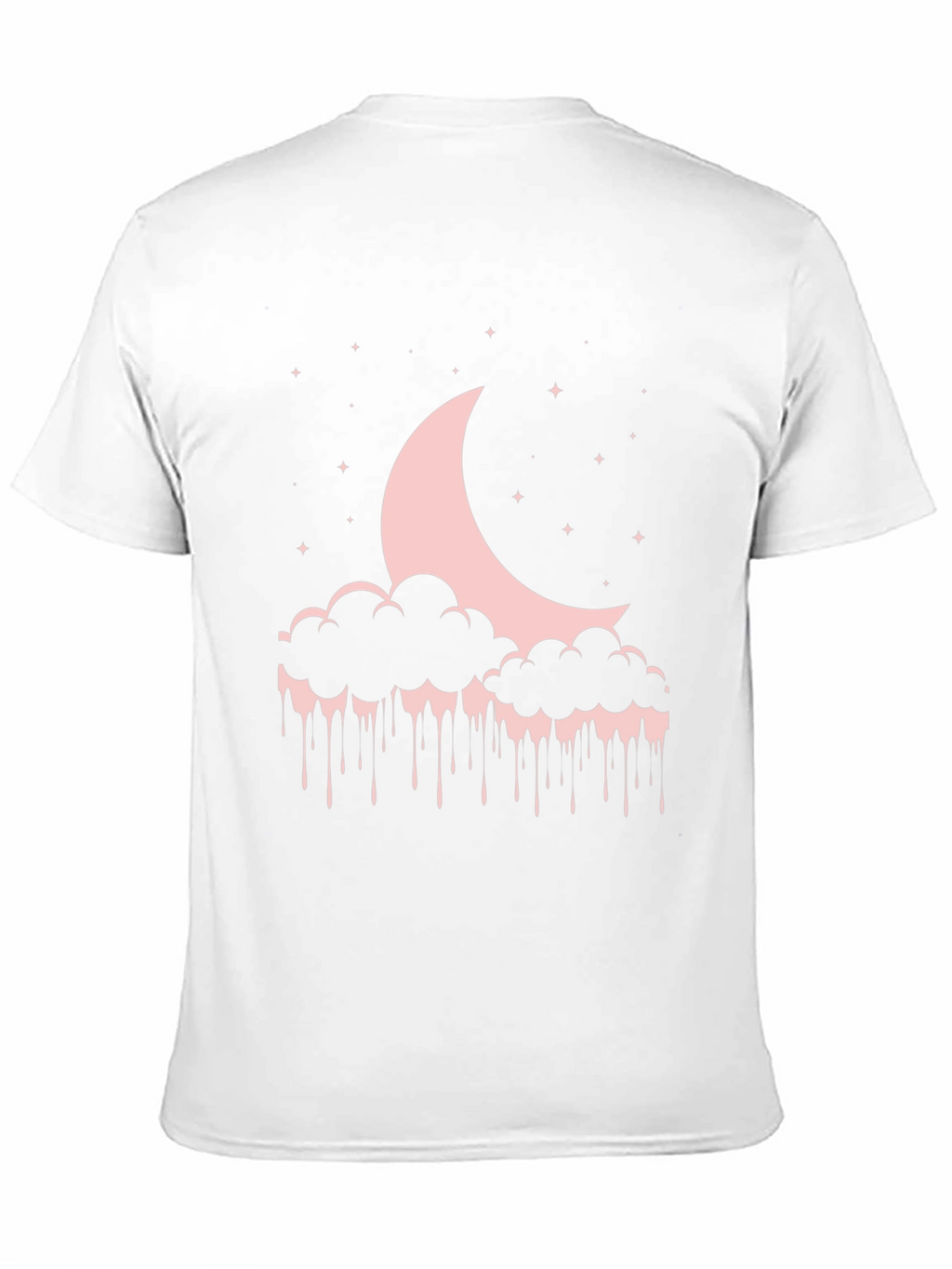 Moon & Cloud Drip Graphic T-Shirt