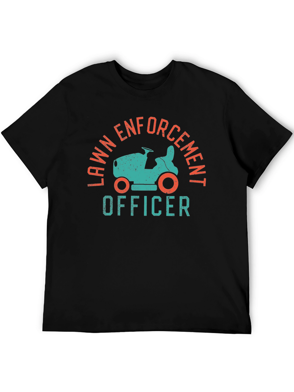 Lawn Enforcement Officer Funny Graphic Tee