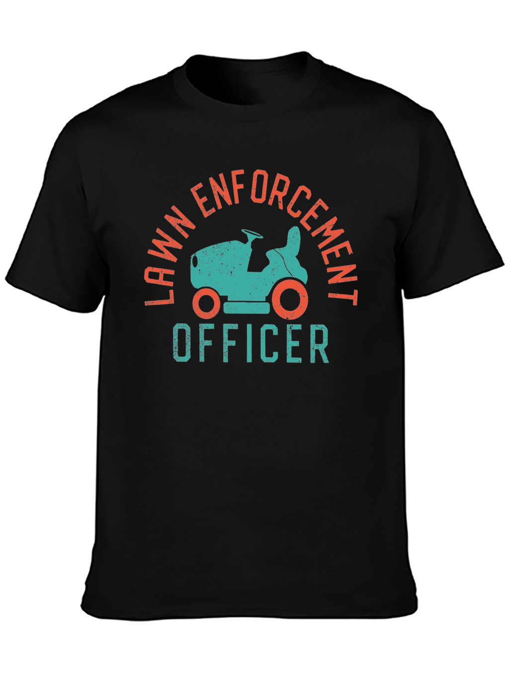 Lawn Enforcement Officer Funny Graphic Tee