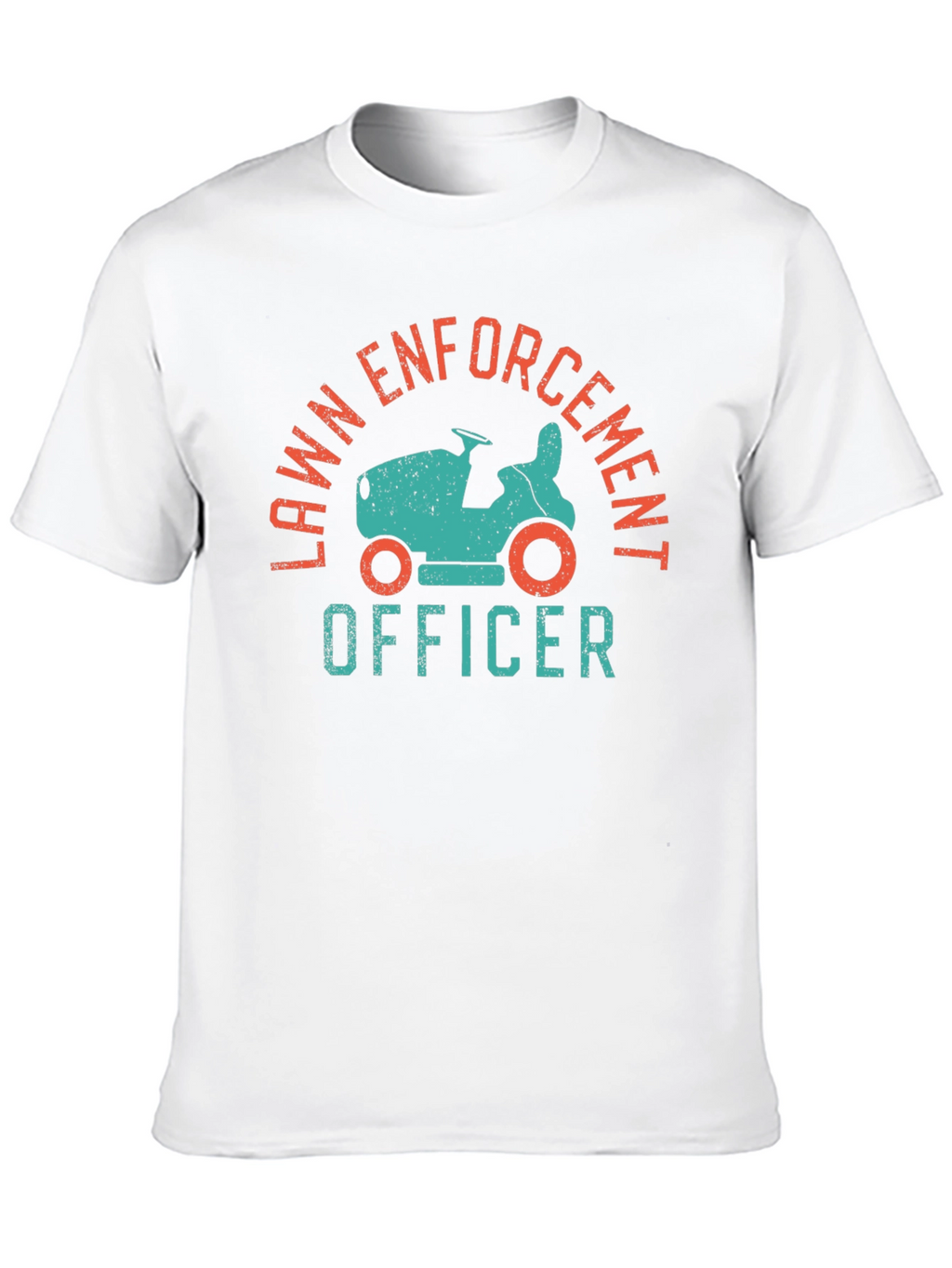 Lawn Enforcement Officer Funny Graphic Tee