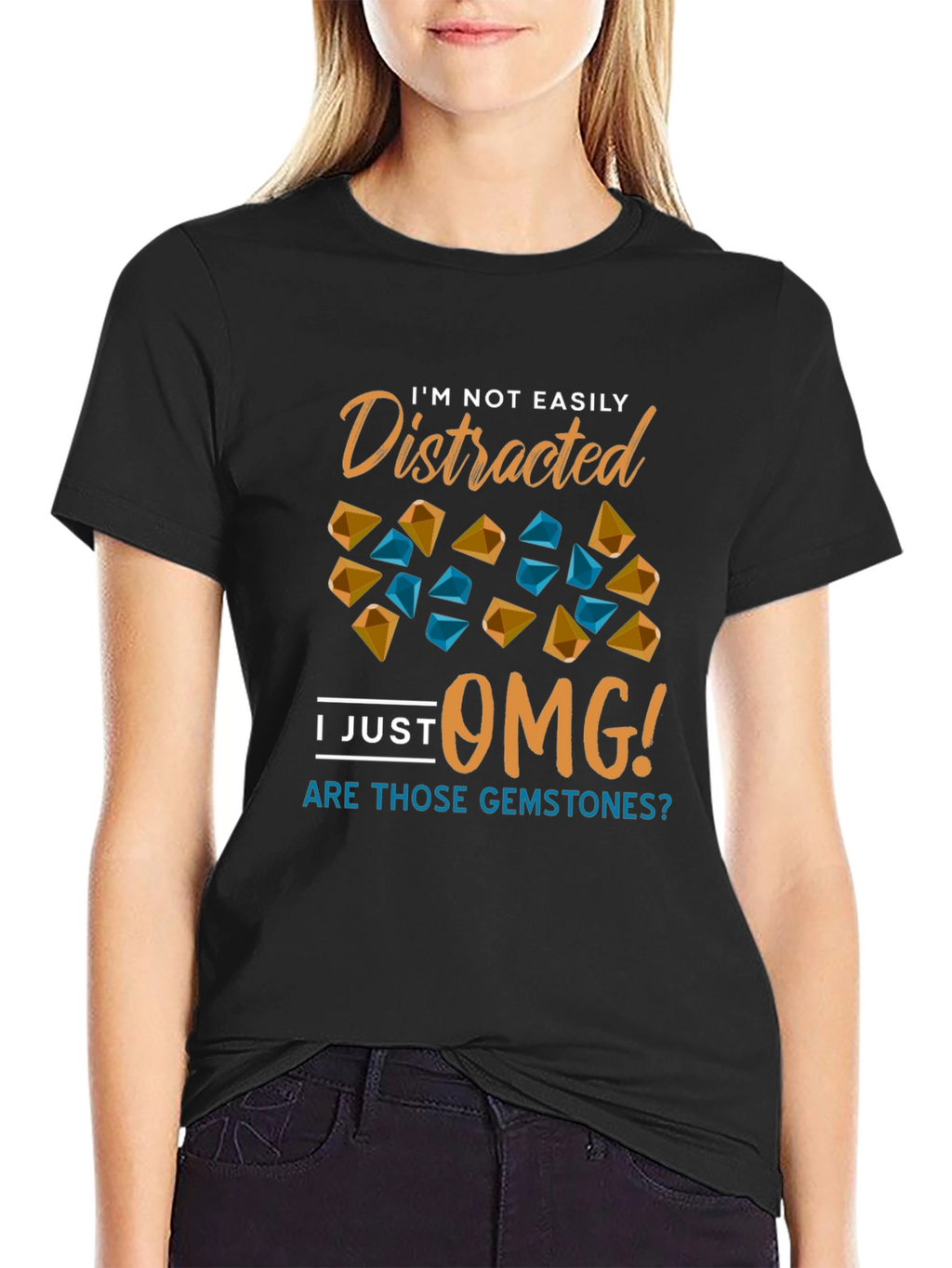 Gemstone Distraction T-Shirt - Funny Novelty Tee
