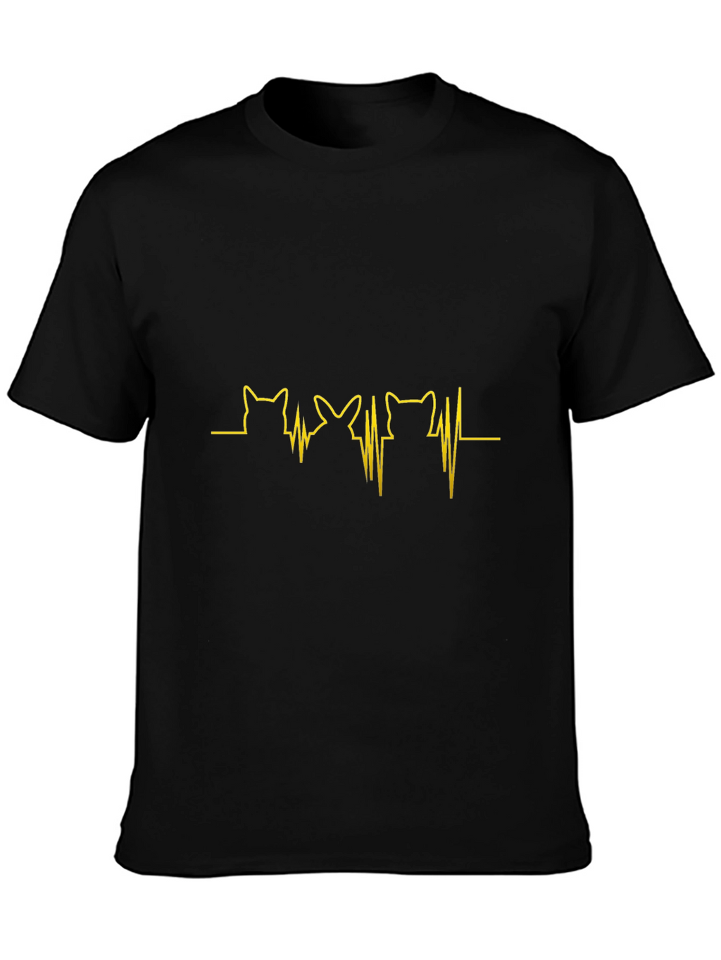 Cat & Rabbit Heartbeat Tee