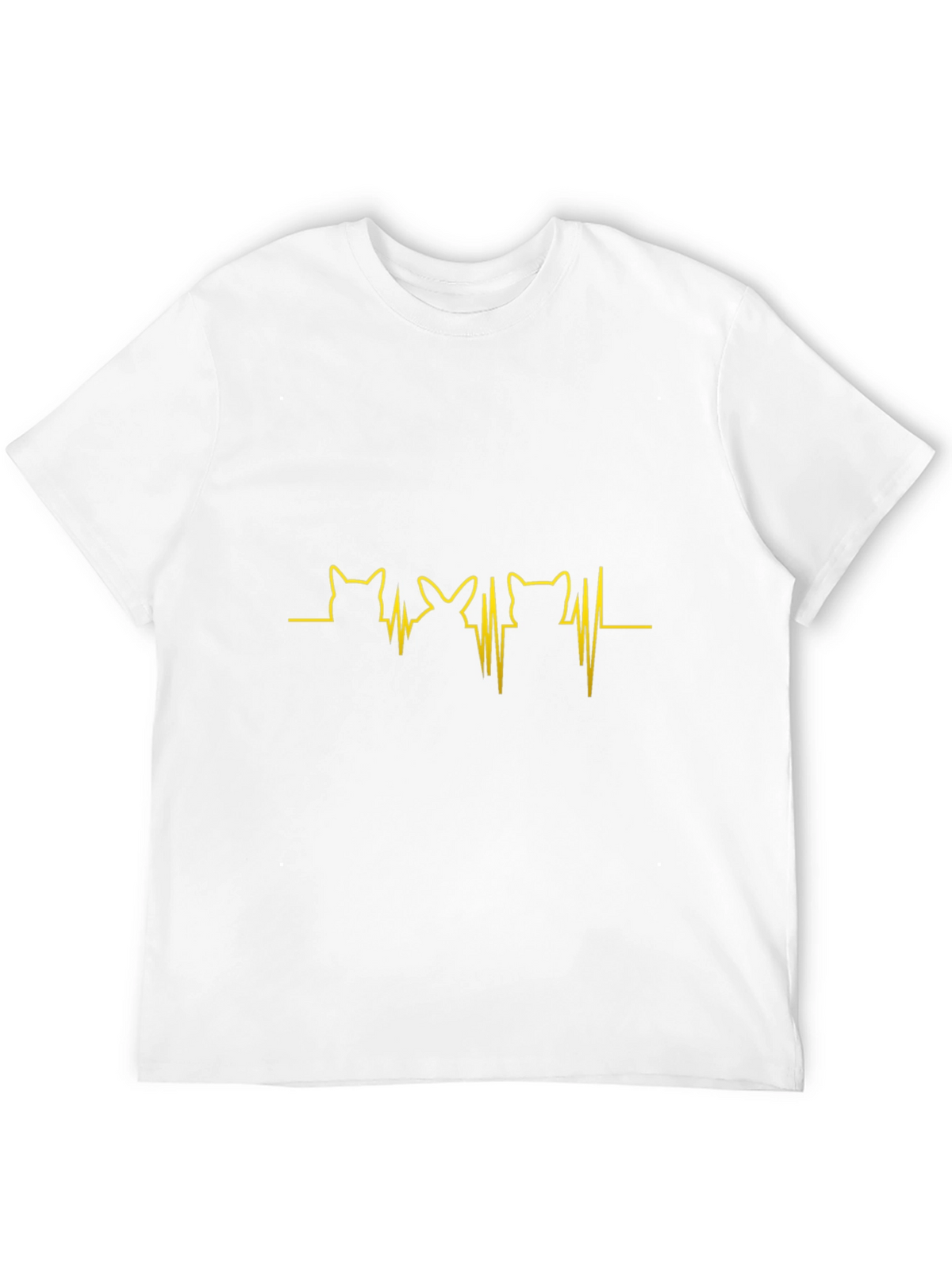 Cat & Rabbit Heartbeat Tee