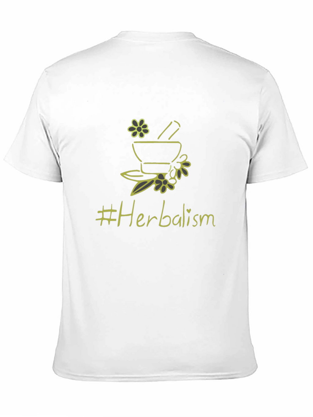 Herbalism T-Shirt - Black Cotton Graphic Tee