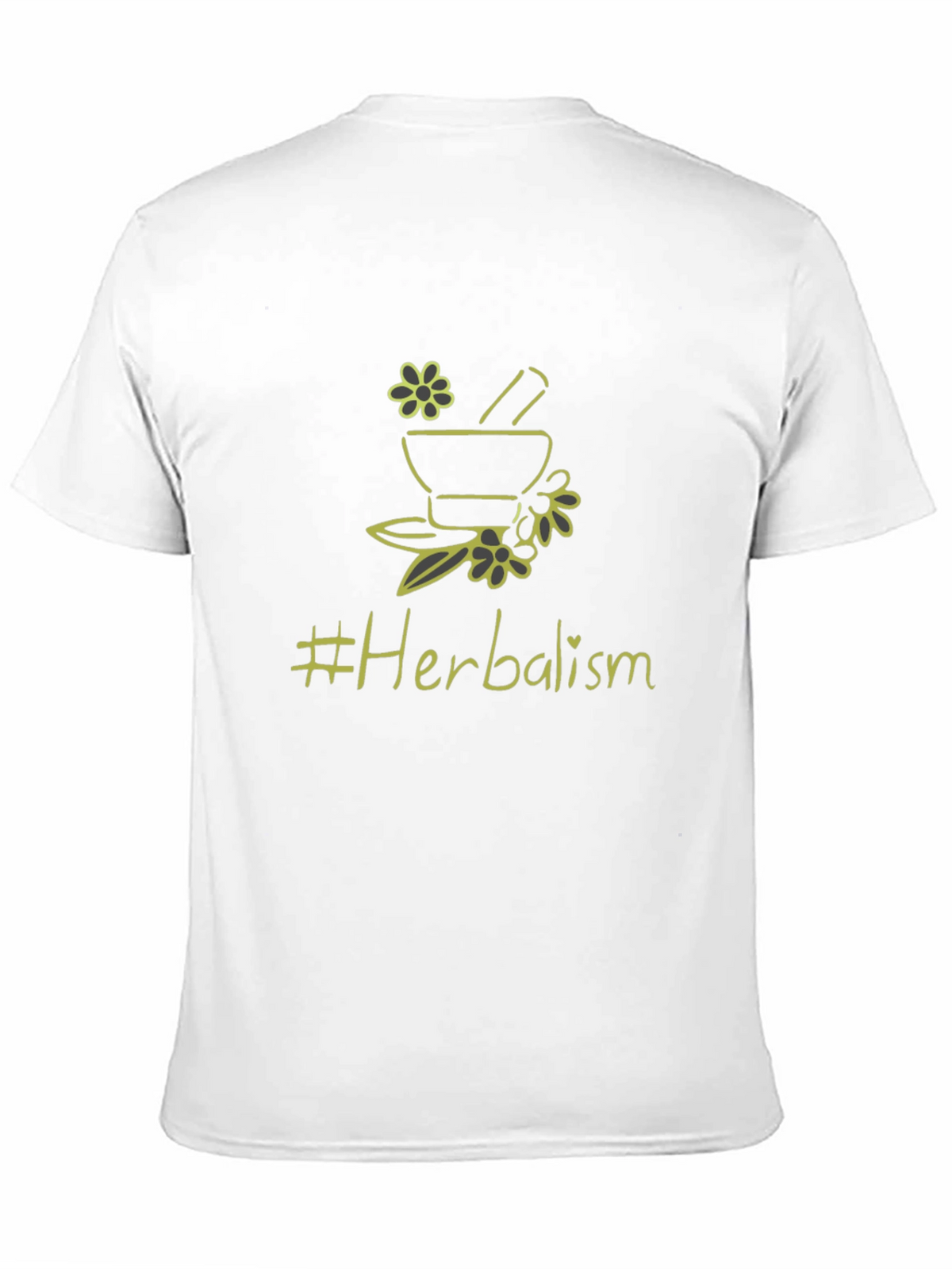 Herbalism T-Shirt - Black Cotton Graphic Tee