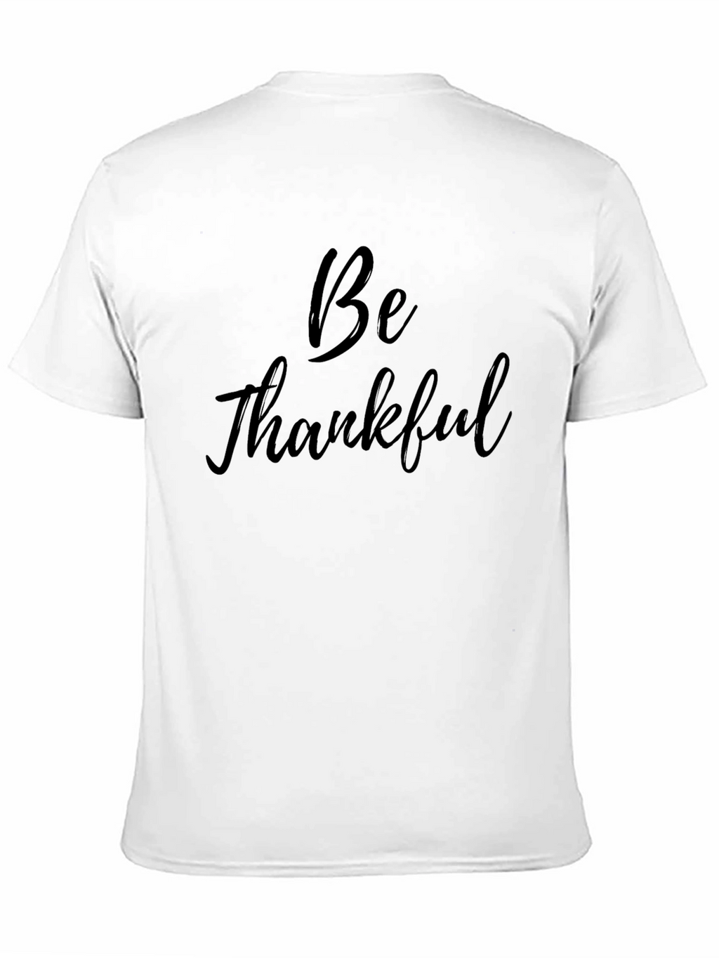 Be Thankful Black Graphic Tee