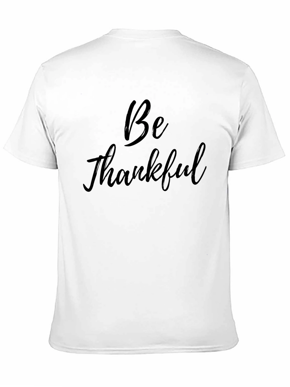 Be Thankful Black Graphic Tee