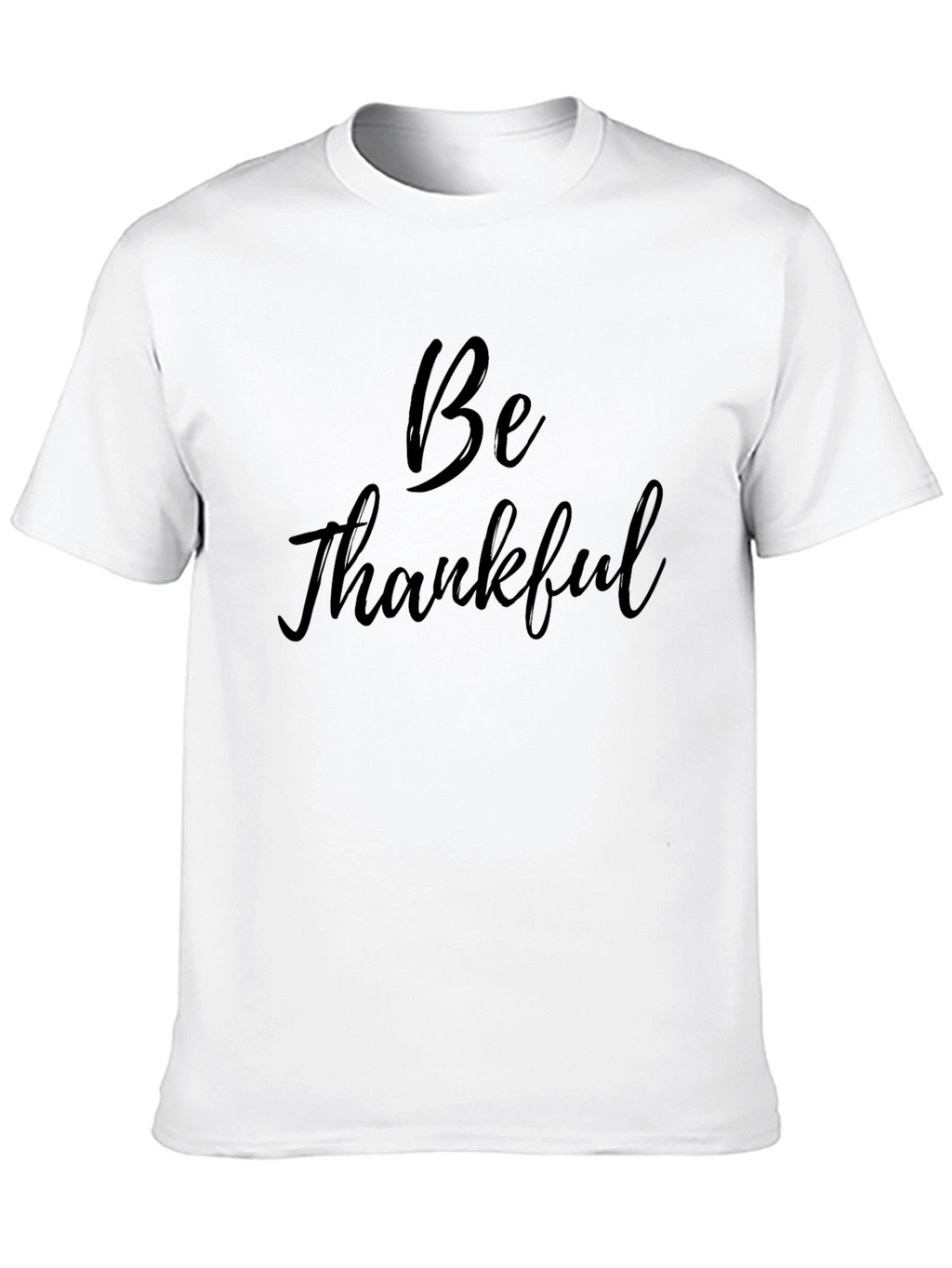 Be Thankful Black Graphic Tee