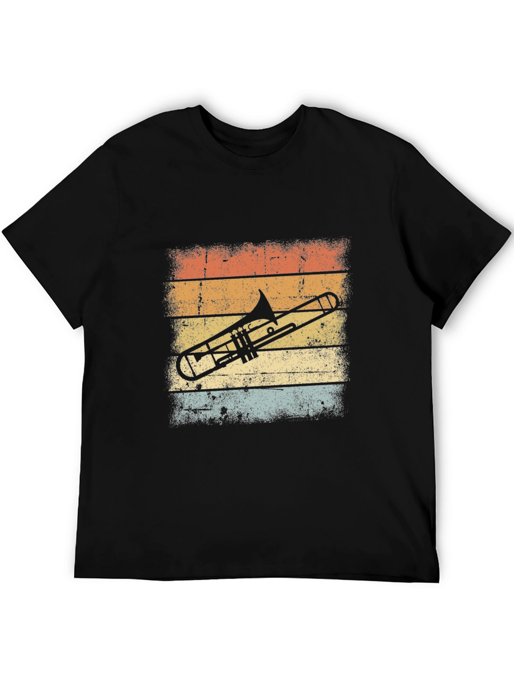 Retro Trombone Graphic Tee