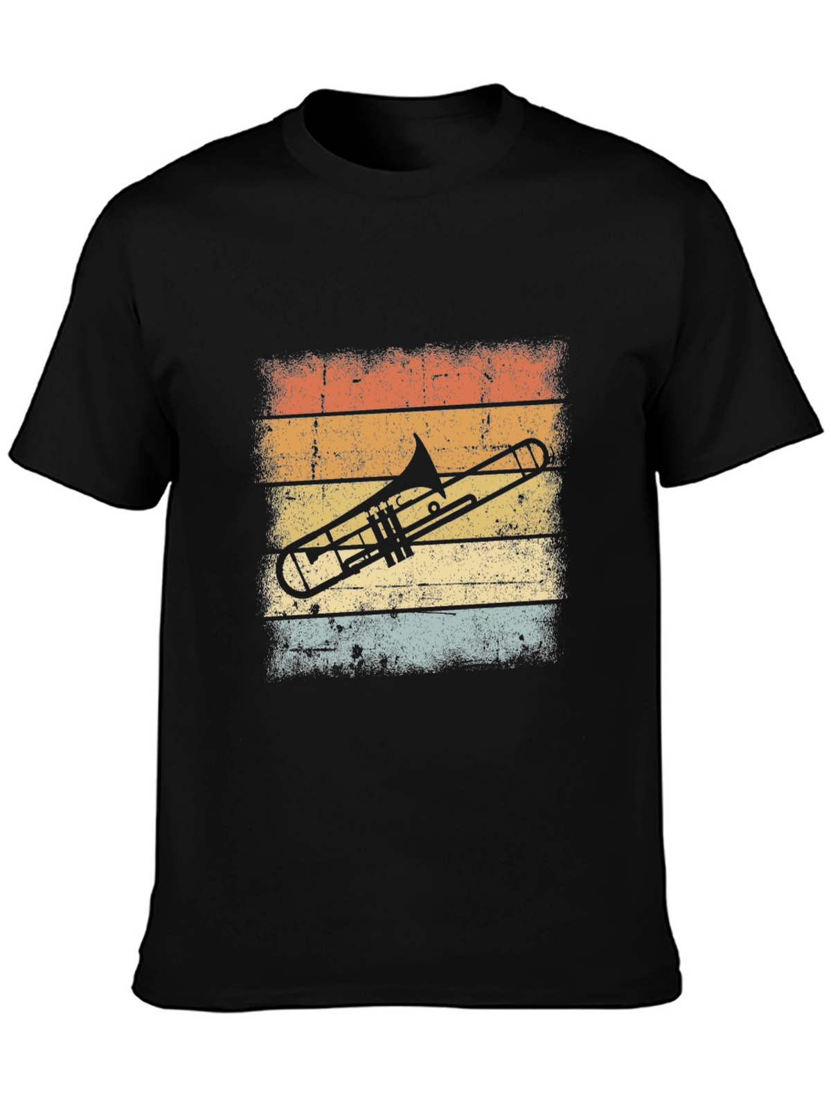 Retro Trombone Graphic Tee