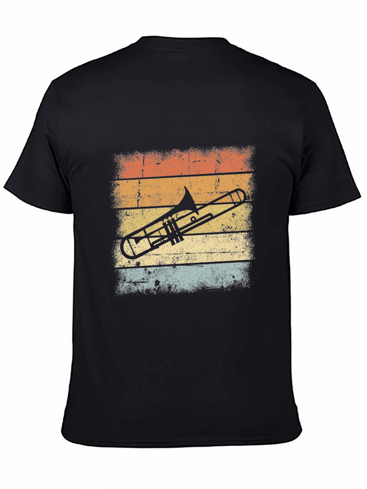Retro Trombone Graphic Tee