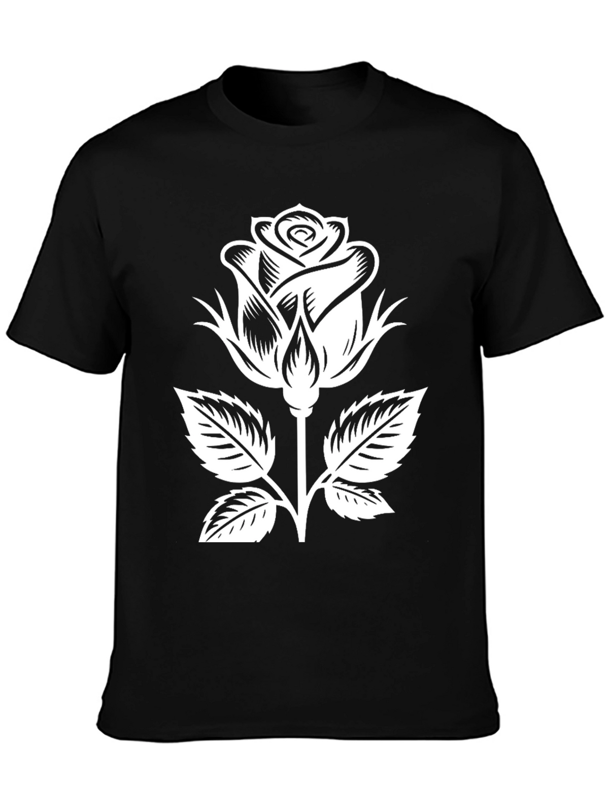 Black Rose Graphic T-Shirt