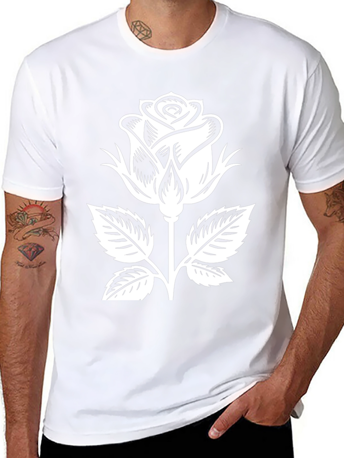 Black Rose Graphic T-Shirt