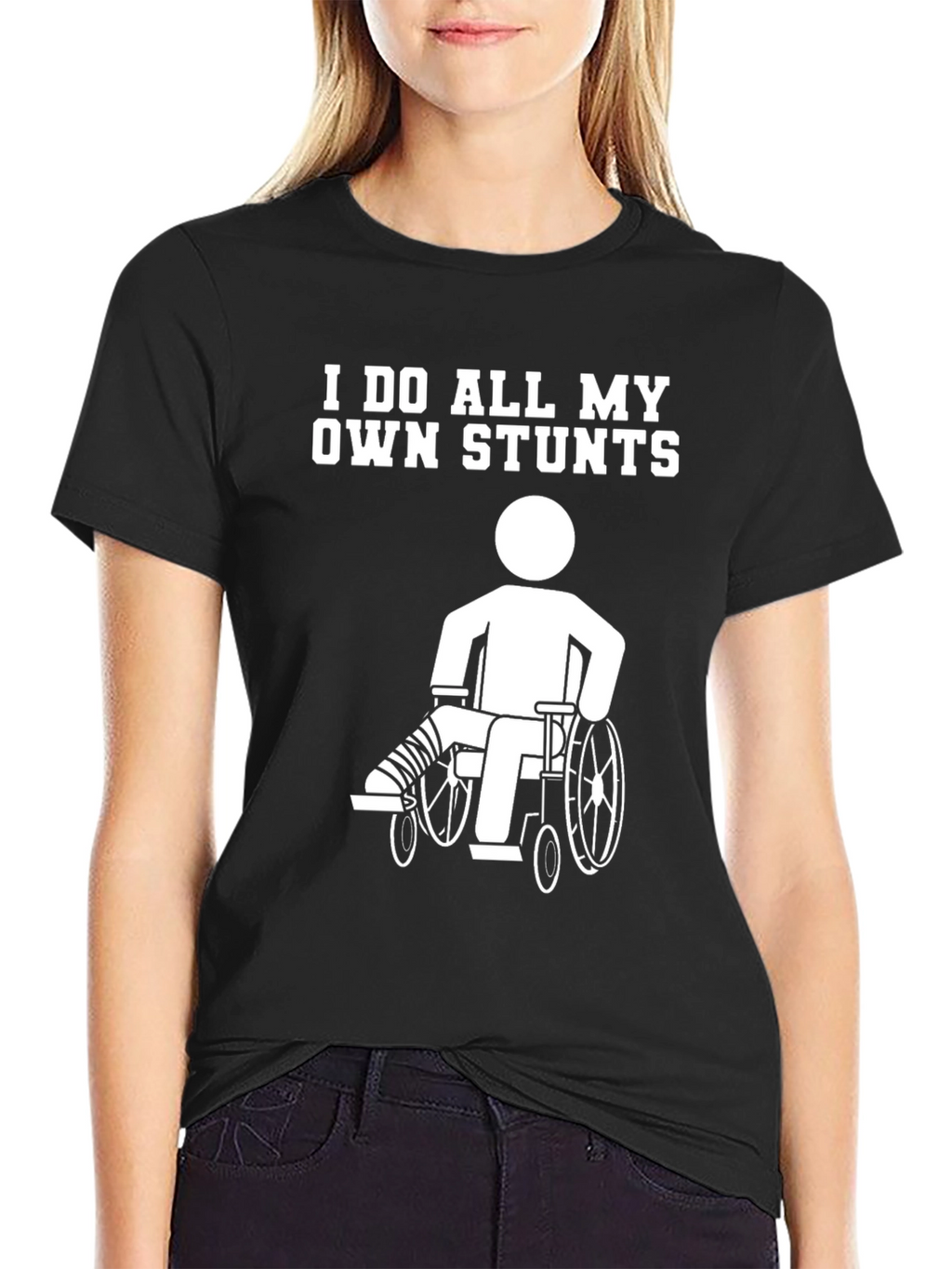 Funny I Do All My Own Stunts T-Shirt
