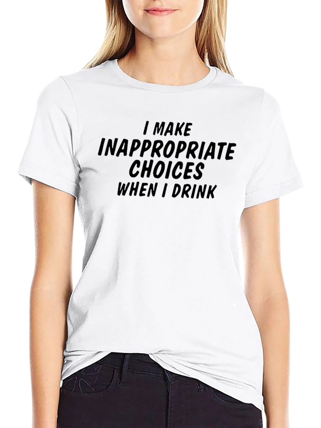 Humorous Inappropriate Choices Graphic Tee