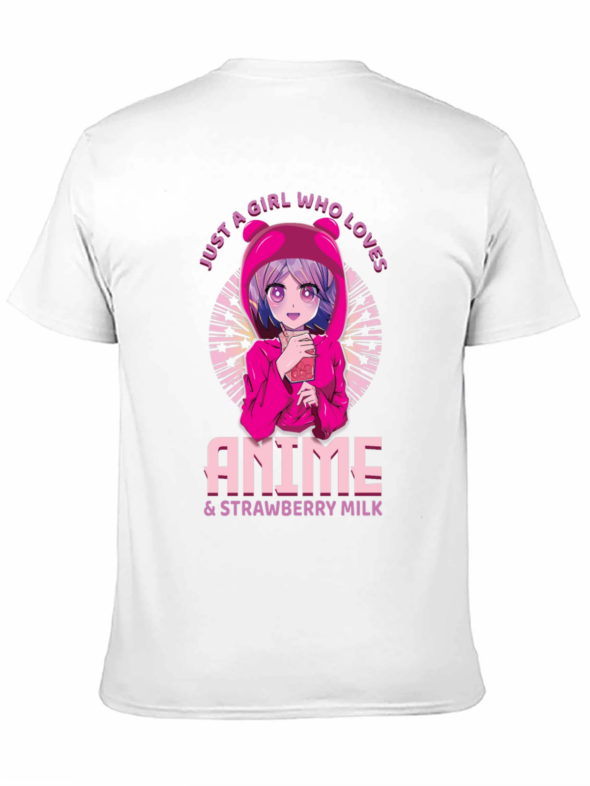 Anime & Strawberry Milk Graphic Tee