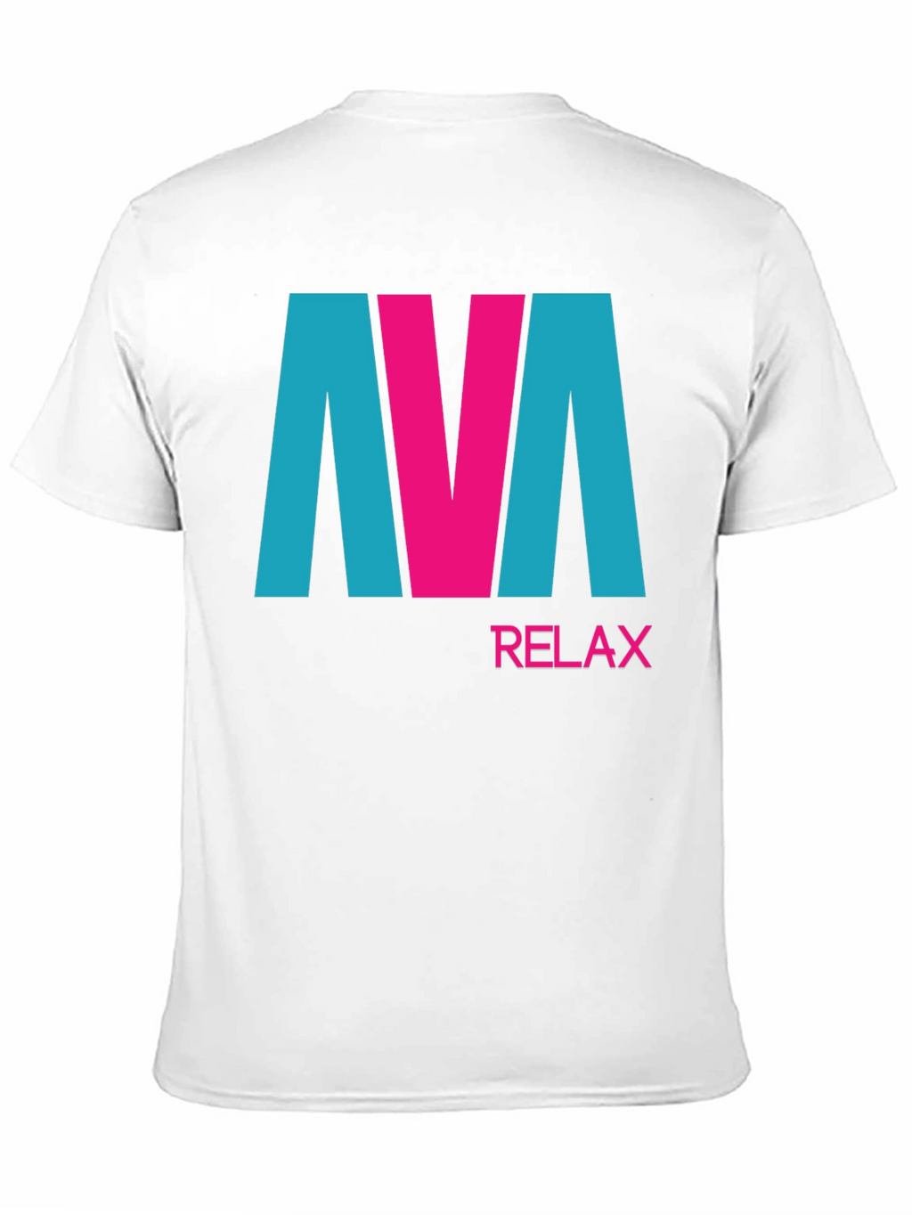 AVA Relax Graphic Tee - Black Cotton Blend T-Shirt