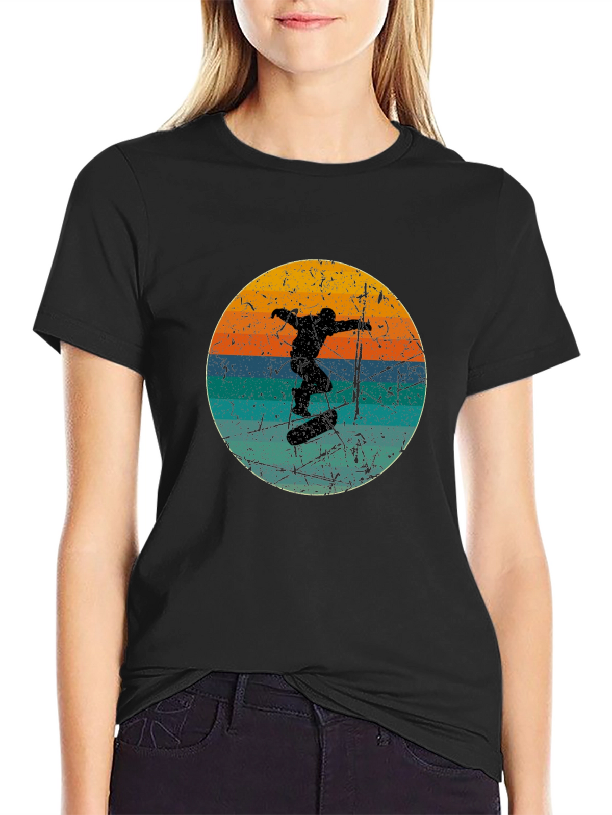 Retro Skateboarder Graphic Tee