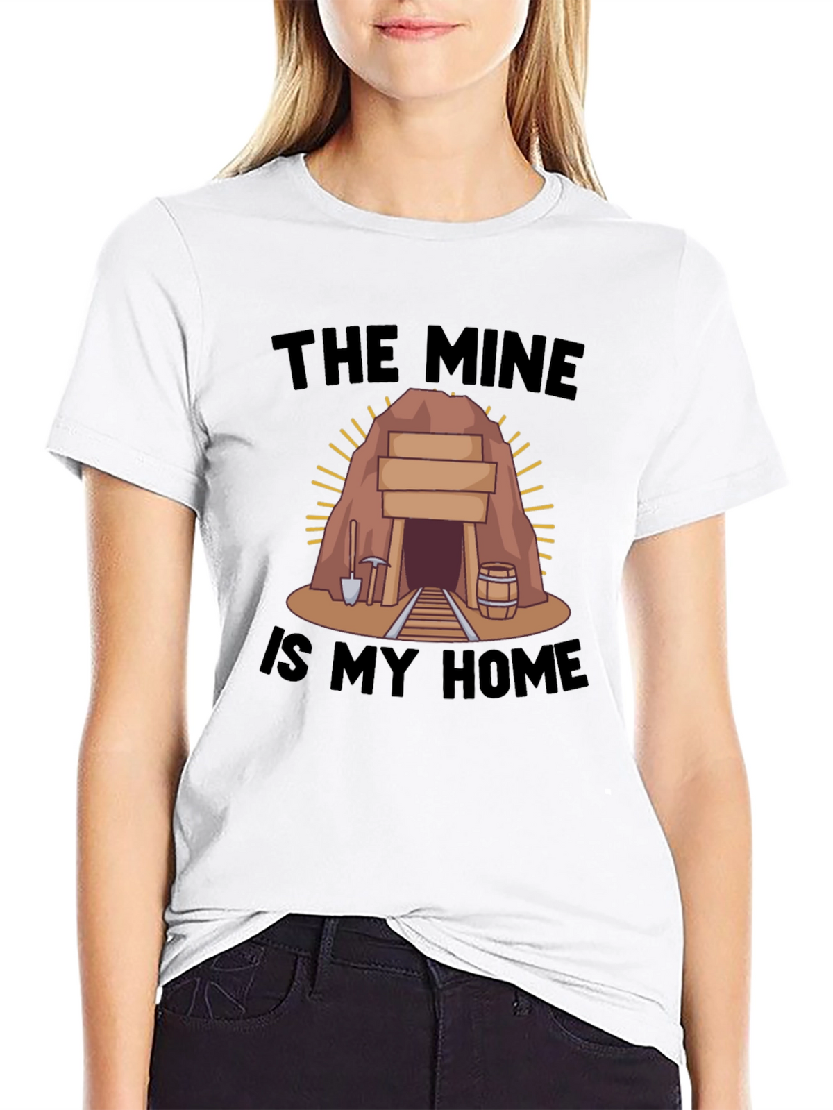The Mine is My Home Black T-Shirt