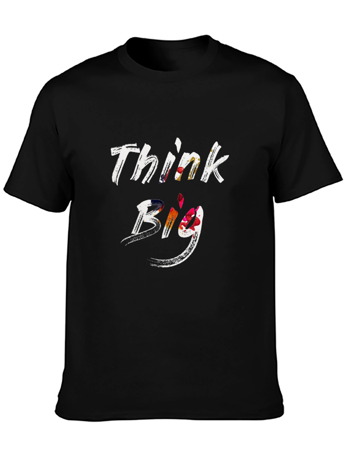 Think Big Graphic Tee - Mens Black T-Shirt