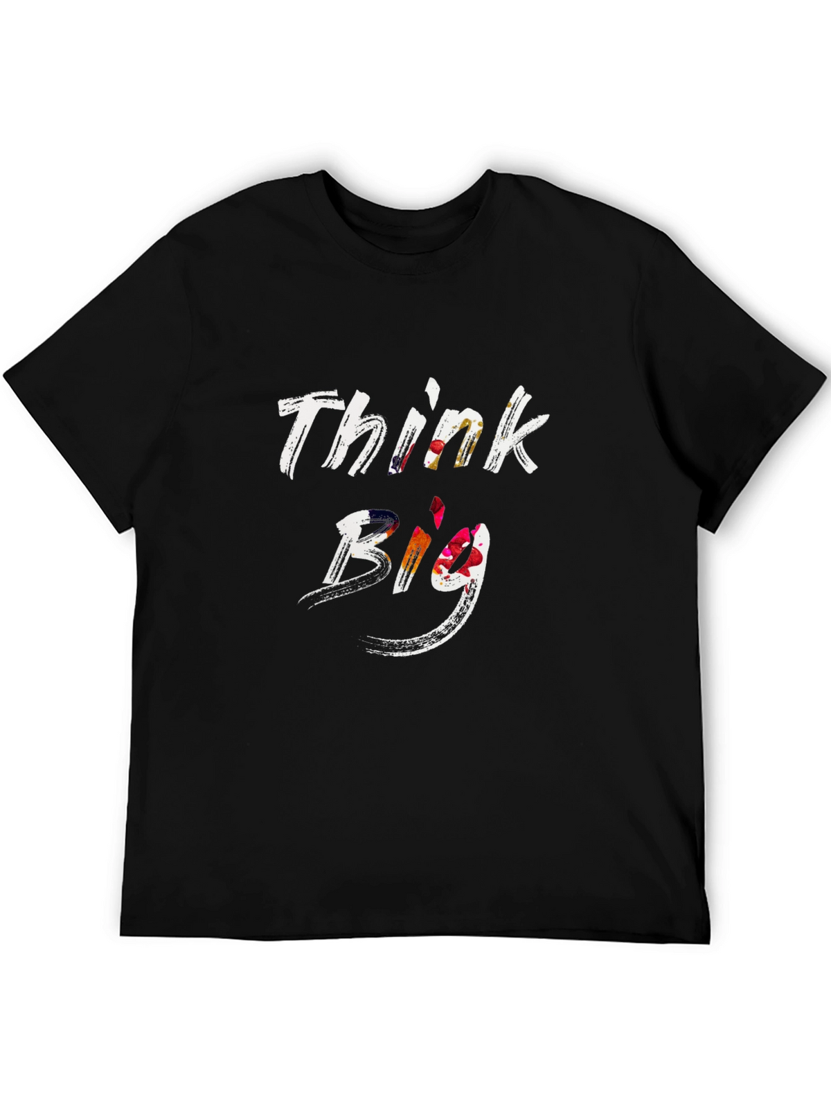 Think Big Graphic Tee - Mens Black T-Shirt