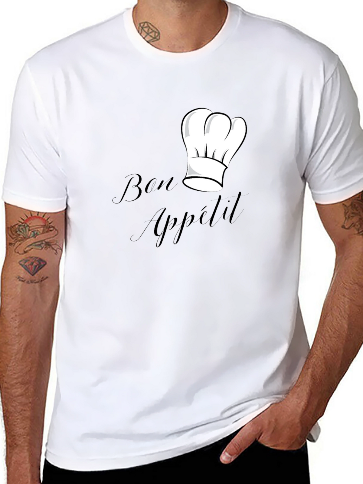 Bon Appétit Chef Hat Graphic T-Shirt