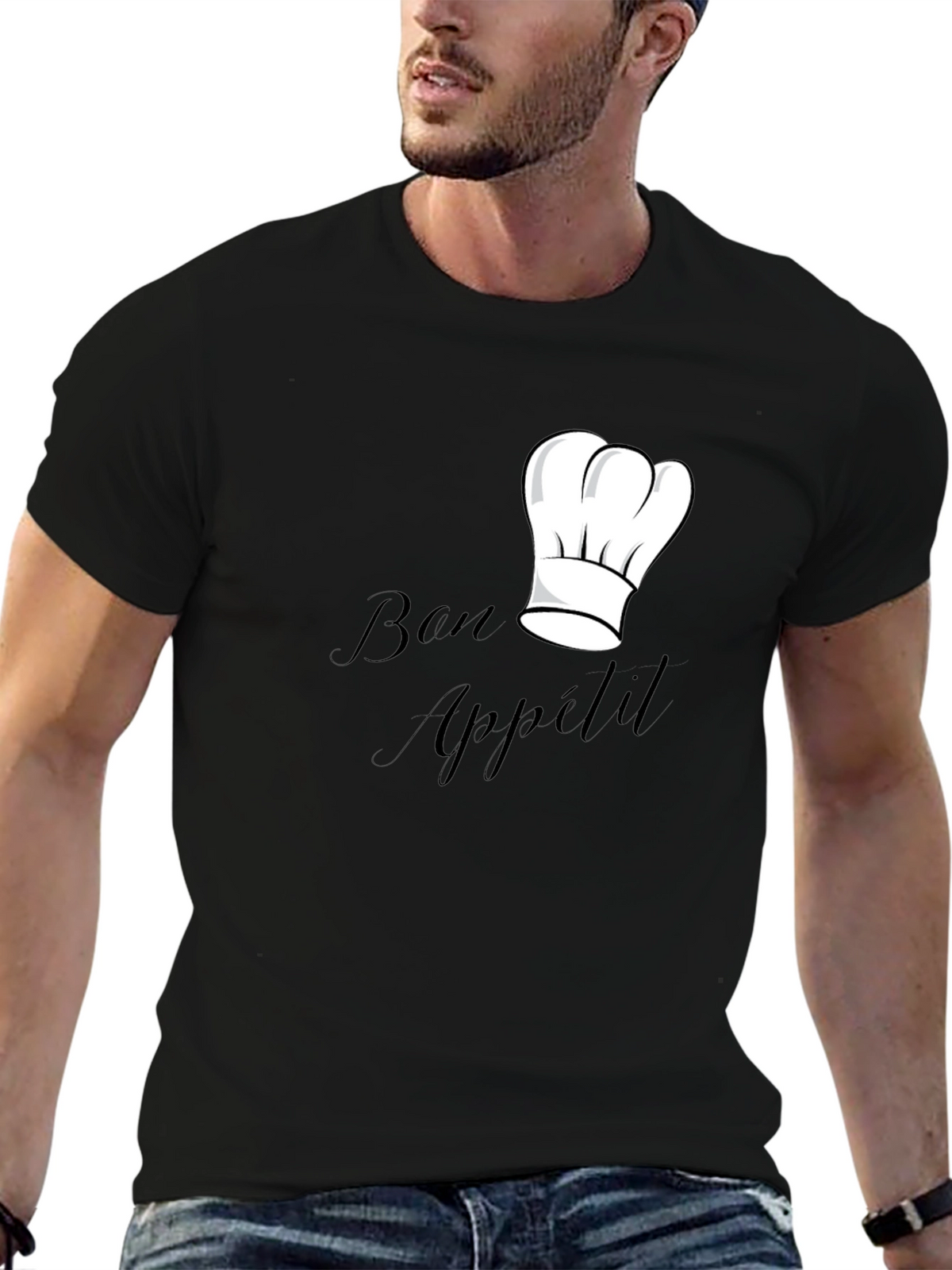 Bon Appétit Chef Hat Graphic T-Shirt