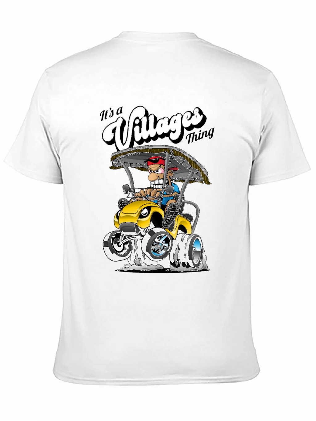 The Villages Thing T-Shirt - Cartoon Golf Cart