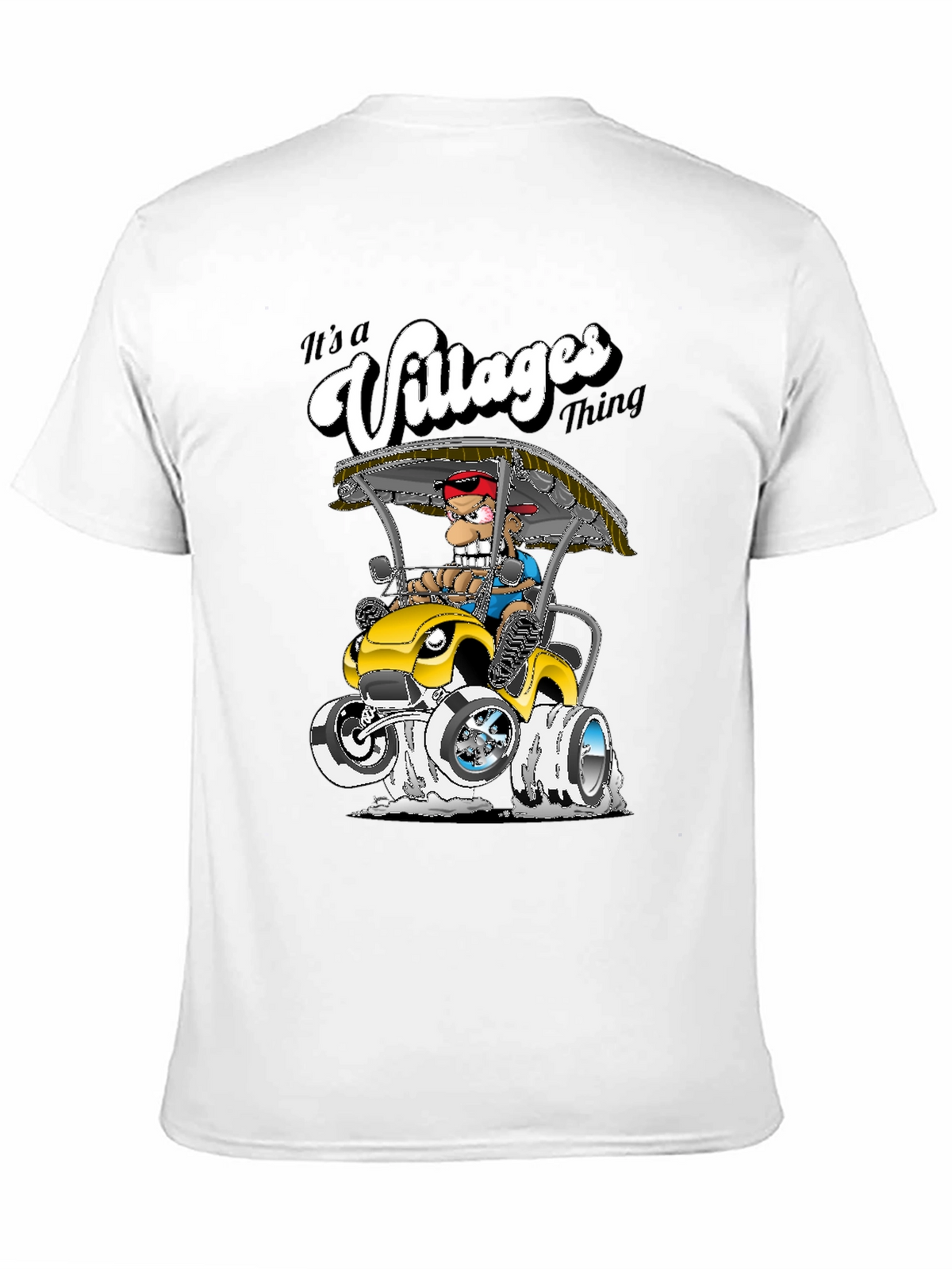 The Villages Thing T-Shirt - Cartoon Golf Cart