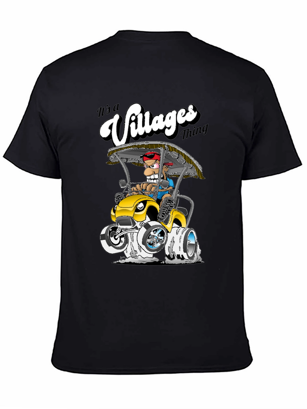 The Villages Thing T-Shirt - Cartoon Golf Cart