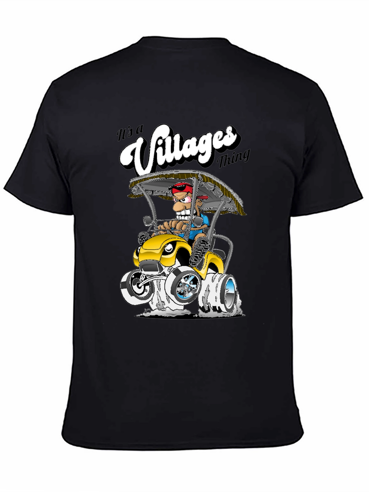 The Villages Thing T-Shirt - Cartoon Golf Cart