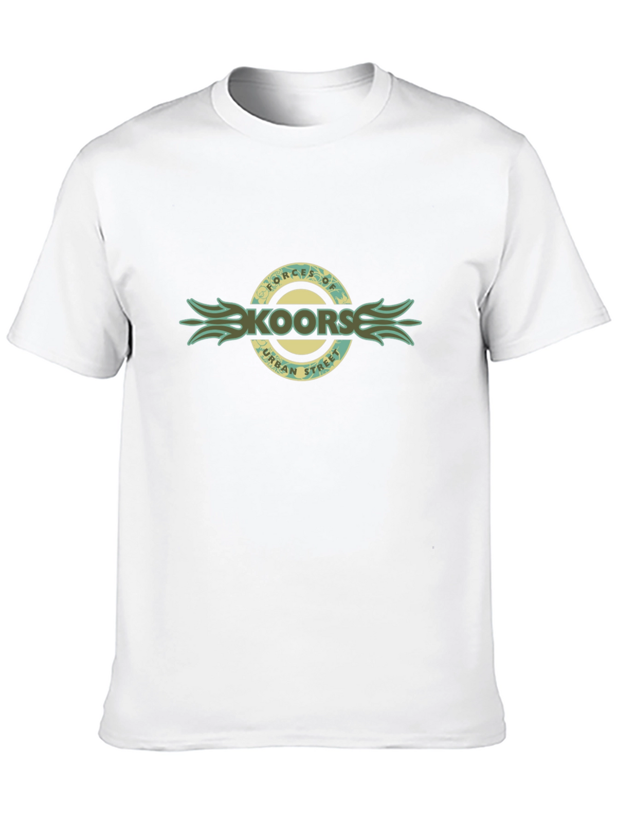 Mens Black Graphic T-Shirt - Skoorse Urban Street