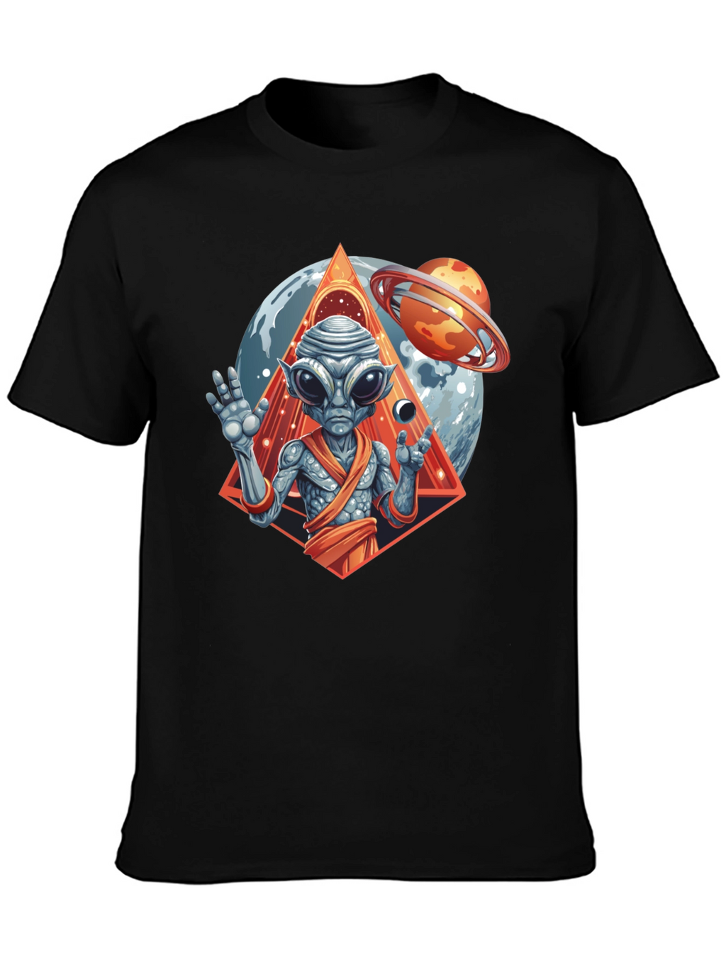 Alien Graphic Tee - Cosmic Design