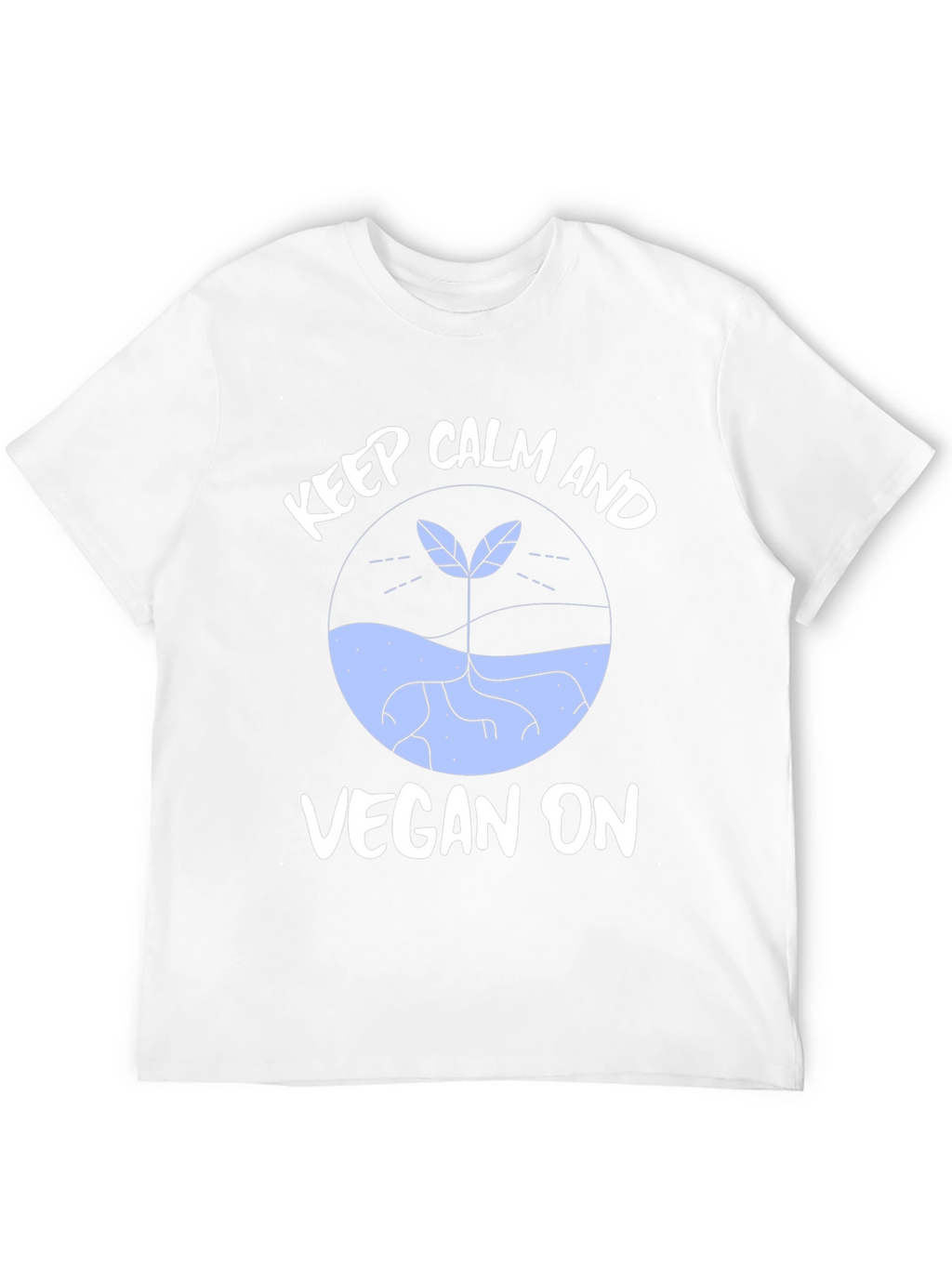 Keep Calm & Vegan On Graphic Tee