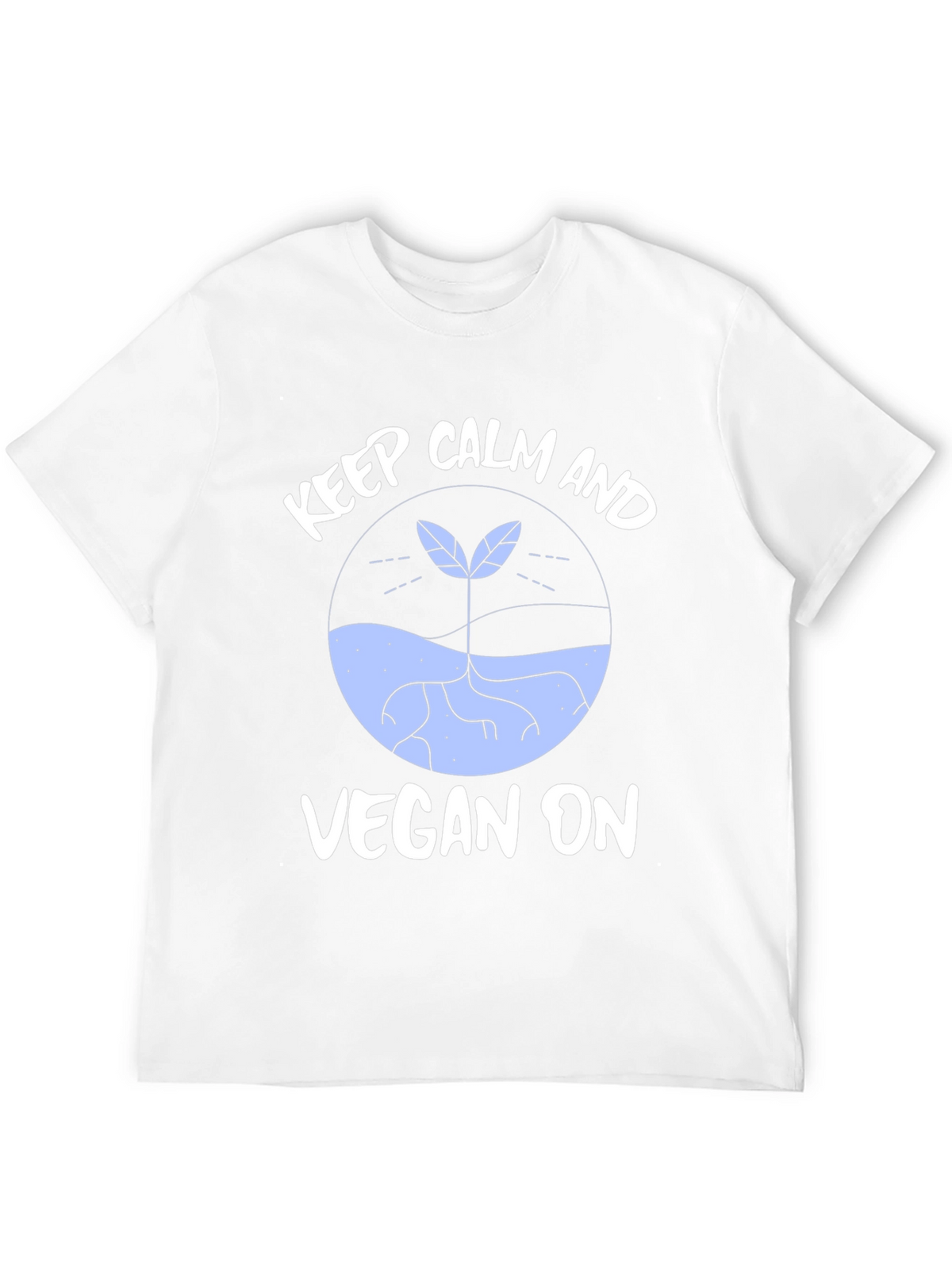 Keep Calm & Vegan On Graphic Tee