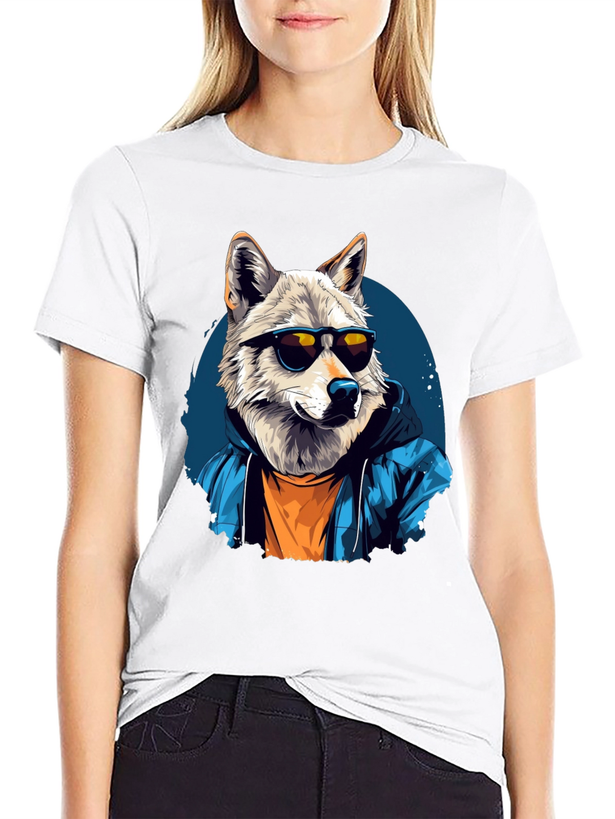 Cool Wolf Graphic Tee