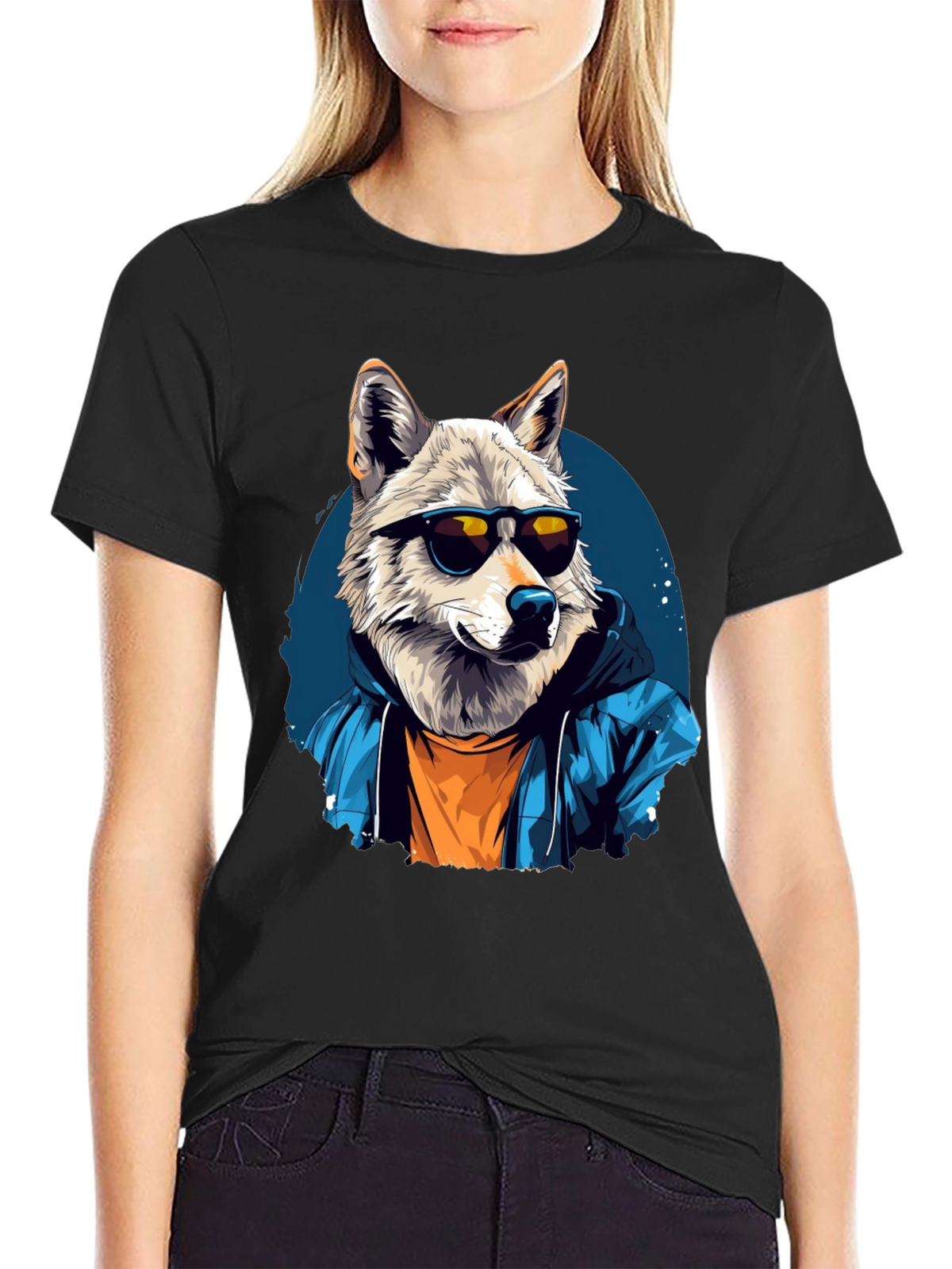 Cool Wolf Graphic Tee