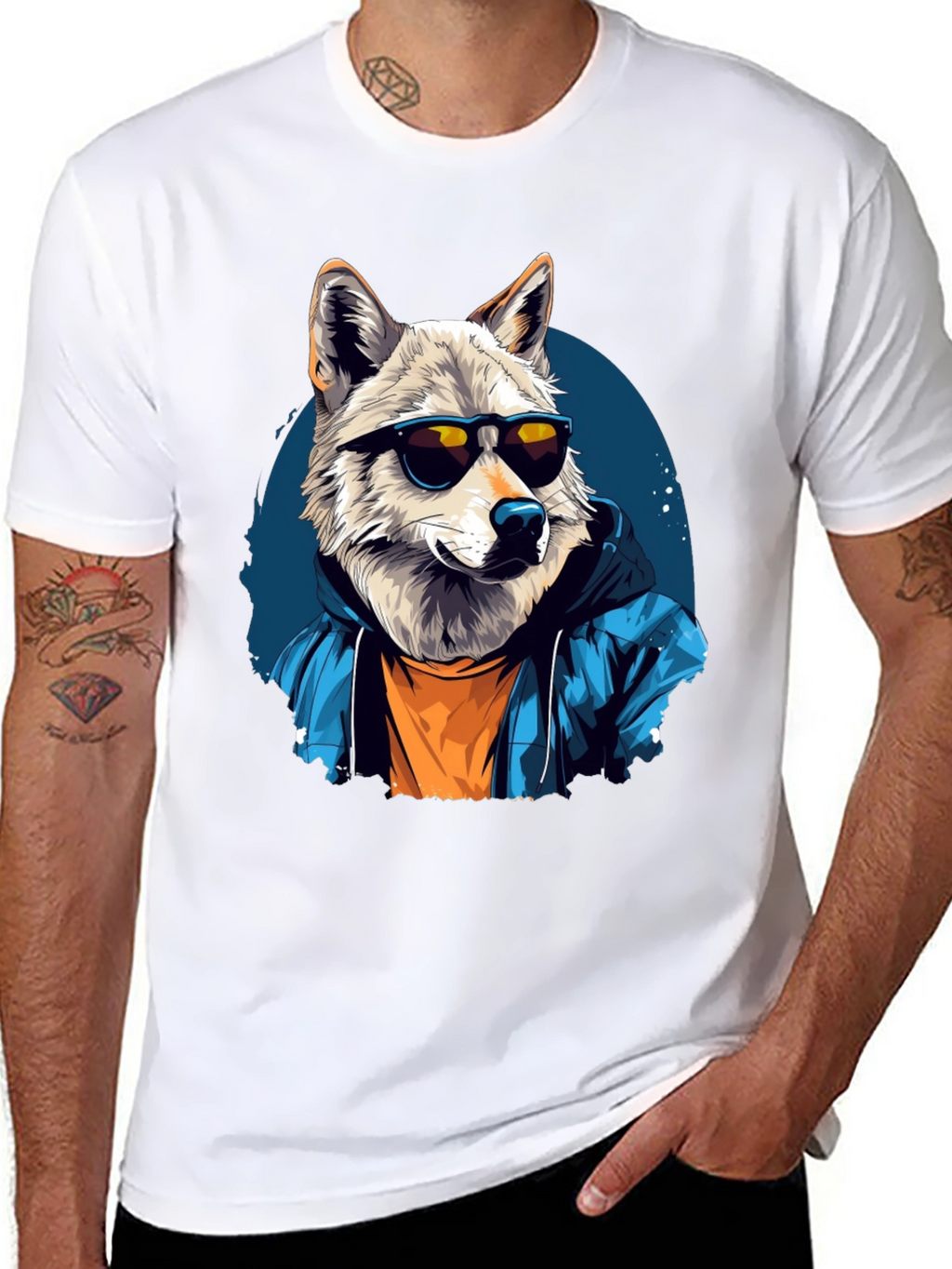 Cool Wolf Graphic Tee