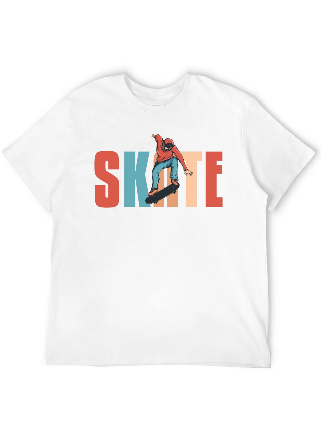 Skate T-Shirt | Retro Skateboarder Graphic Tee