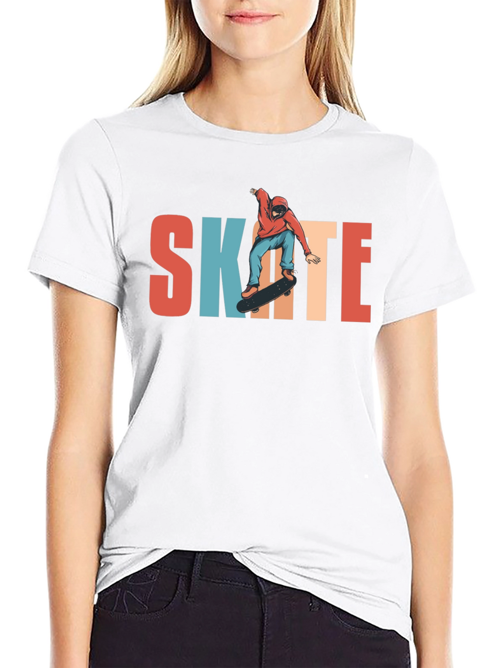 Skate T-Shirt | Retro Skateboarder Graphic Tee